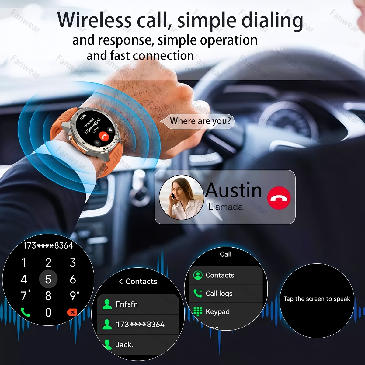 Fanwear išmanusis laikrodis su GPS - Image 5