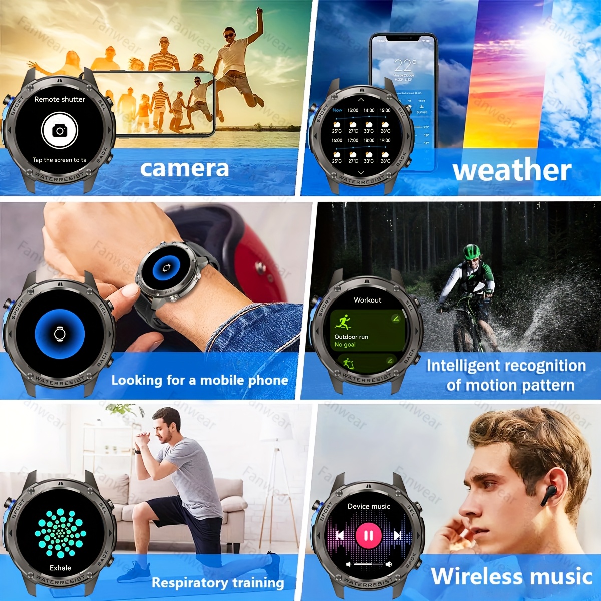 Fanwear išmanusis laikrodis su GPS - Image 4